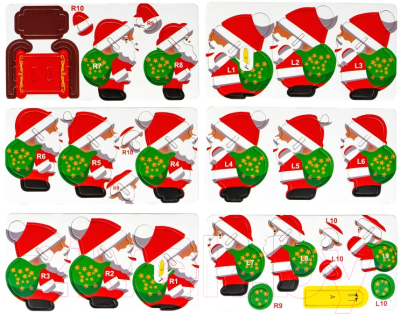 Конструктор Bondibon Дед Мороз / ВВ5640