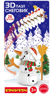Конструктор Bondibon Снеговик / ВВ5642