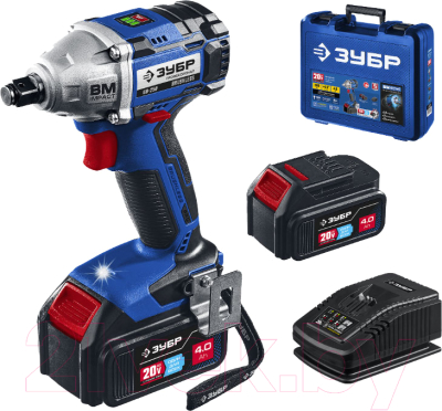 Аккумуляторный гайковерт Зубр GB-250-42 - фото