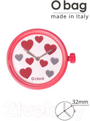 Часовой механизм O bag O clock Great OCLKD001MESI1076 