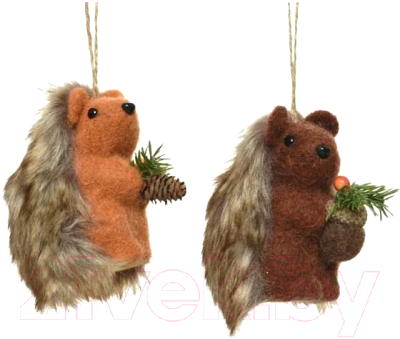 Елочная игрушка Decoris Ежик / 520707 - фото