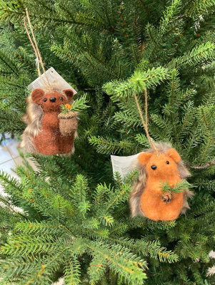 Елочная игрушка Decoris Ежик / 520707