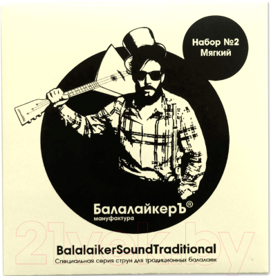 Струны для балалайки БалалайкерЪ Мягкий STR-B2 - фото