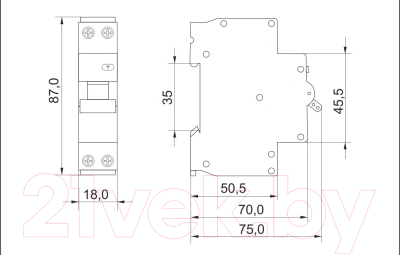 Дифференциальный автомат IEK АВДТ32МL C16 / MVD12-1-016-C-010
