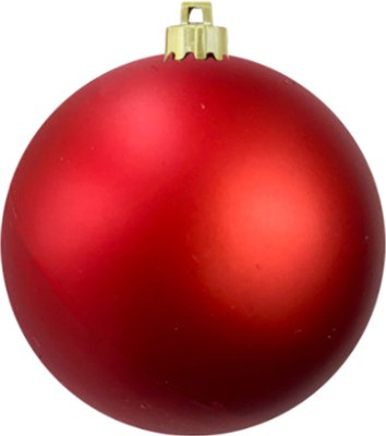 Шар новогодний GreenTerra 80мм Матовый - фото