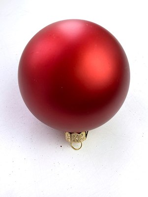 Шар новогодний GreenTerra 80мм Матовый