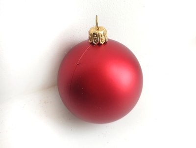 Шар новогодний GreenTerra 80мм Матовый