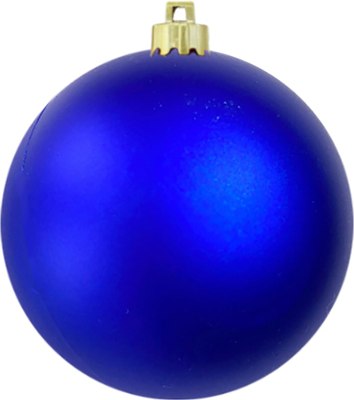 Шар новогодний GreenTerra 80мм Матовый - фото