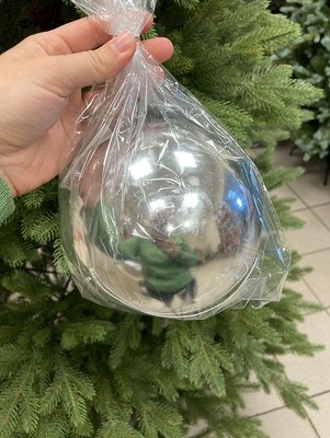 Шар новогодний GreenTerra 60мм Глянцевый