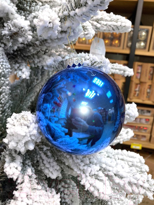 Шар новогодний GreenTerra 60мм глянцевый