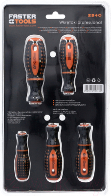 Набор отверток Faster Tools 2540