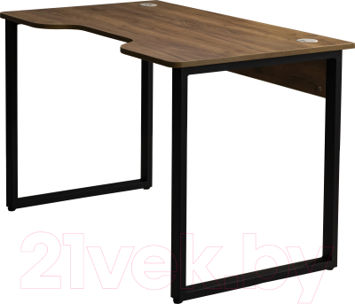 Геймерский стол Millwood Лофт Гонконг ДТ-3 120x70x75 (дуб табачный Craft/черный)