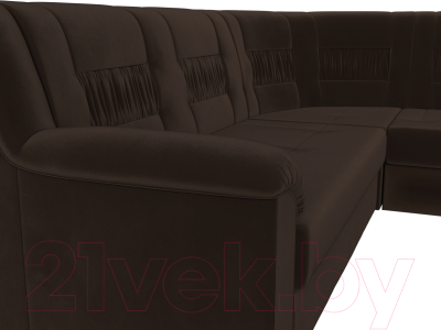 Диван угловой Mebelico Карелия 343 правый