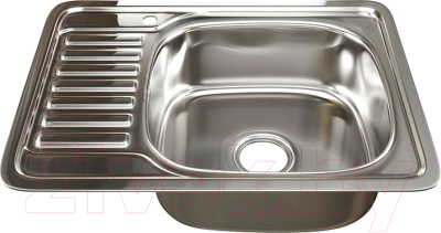 Мойка кухонная Mixline R 529332 (с сифоном) - фото