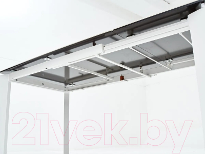 Обеденный стол M-City Corner 120 Matte / 614М04879 (белый мрамор матовый керамика/белый)