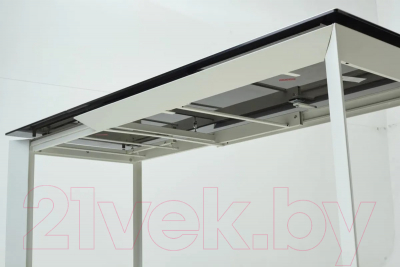 Обеденный стол M-City Cremona 180 KL-188 / 614М04876 (контрастный мрамор матовый/белый)