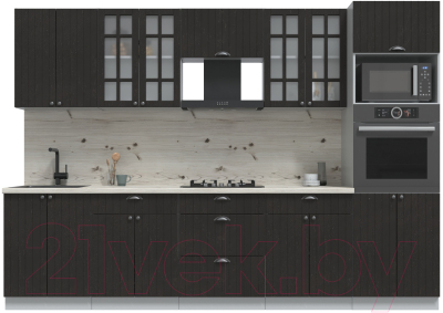 Готовая кухня Интерлиния Берес 3.0В - фото
