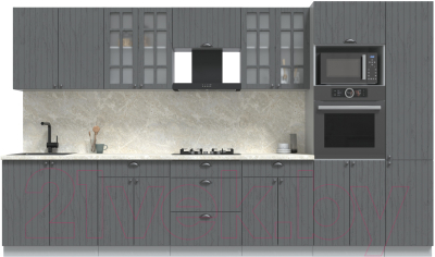 Готовая кухня Интерлиния Берес 3.6В - фото