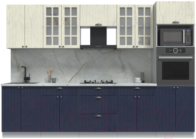 Готовая кухня Интерлиния Берес 3.0В - фото