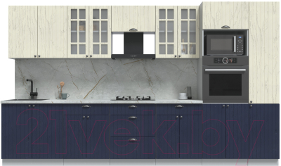 Готовая кухня Интерлиния Берес 3.6В - фото