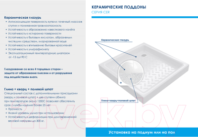 Душевой поддон RGW CR-099-B / 19170199-04