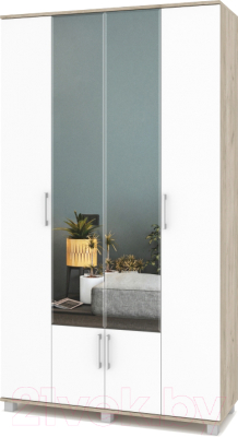 Шкаф Modern Карина К42 (серый дуб/белый) - фото