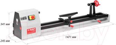 Токарный станок Зубр ЗСТД-350-1000