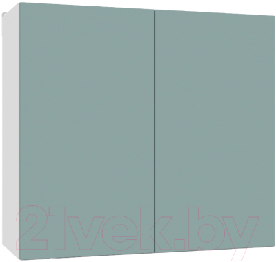 Шкаф навесной для кухни Интермебель Микс Топ ШНС 720-8-800 80см (сумеречный голубой) - фото