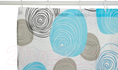 Шторка-занавеска для ванны Рыжий кот Шарики / 104970