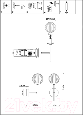 Бра ST Luce SLE220801-01