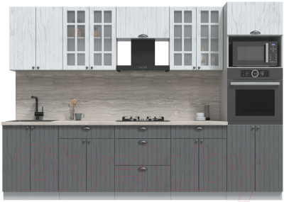 Готовая кухня Интерлиния Берес 3.0В - фото