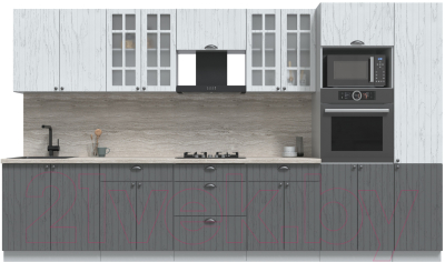 Готовая кухня Интерлиния Берес 3.6В - фото