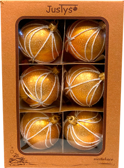 Набор шаров новогодних GreenTerra 60мм - фото