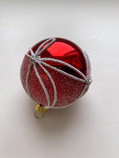 Набор шаров новогодних GreenTerra 80мм