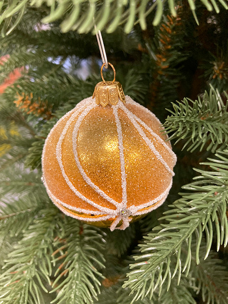 Набор шаров новогодних GreenTerra 80мм