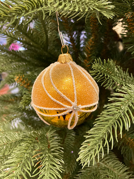 Набор шаров новогодних GreenTerra 80мм