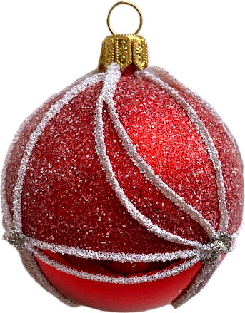 Набор шаров новогодних GreenTerra 80мм