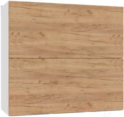 Шкаф навесной для кухни Интермебель Микс Топ ШНС 720-11-800 80см (дуб крафт золотой) - фото