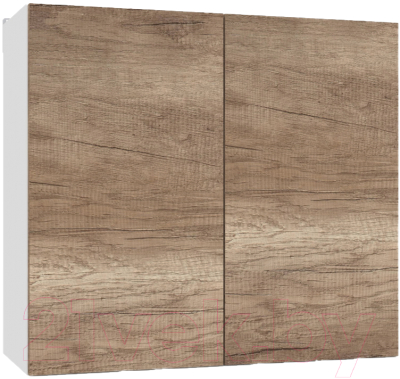 Шкаф навесной для кухни Интермебель Микс Топ ШНС 720-8-800 80см (дуб каньон) - фото