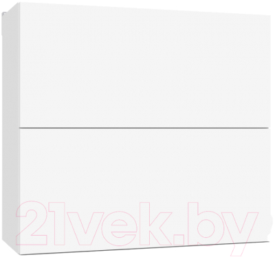 Шкаф навесной для кухни Интермебель Микс Топ ШН 720-10-800 80см (белый премиум) - фото