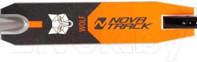 Самокат трюковый Novatrack Wolf 100P.WOLF.BGR22