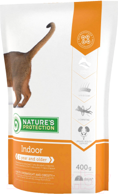 Сухой корм для кошек Nature's Protection Indoor / NPS24347 - фото