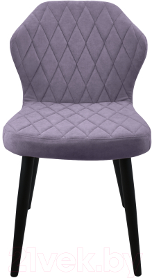 Стул Гальваник Бергамо (эмаль черный муар/Catania Lavender)