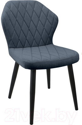 Стул Гальваник Бергамо (эмаль черный муар/Catania Steel)