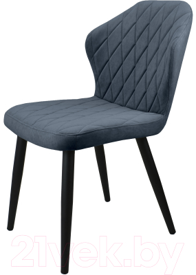 Стул Гальваник Бергамо (эмаль черный муар/Catania Steel)