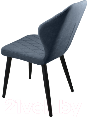 Стул Гальваник Бергамо (эмаль черный муар/Catania Steel)