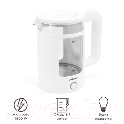 Электрочайник Atlanta ATH-2474 (белый)