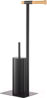 Набор для туалета Bergenson Bjorn Bath Mats / HF-MTS-HLD-MT-BM-BLK (черный) - фото