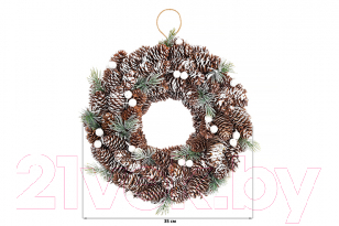 Венок Elan Gallery Снежный лес / 450091