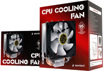 Кулер для процессора Gembird CPU-HURACAN-X60